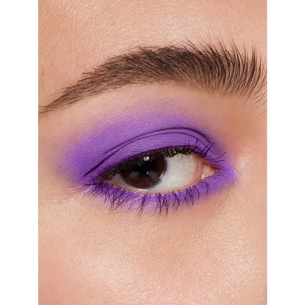 about-face Matte Fluid Eye Paint Eyeshadow in New Karma - bright purple